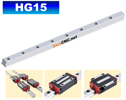 รางสไลด์ รางเลื่อน Linear Rail HGR15 ความยาว 4 เมตร